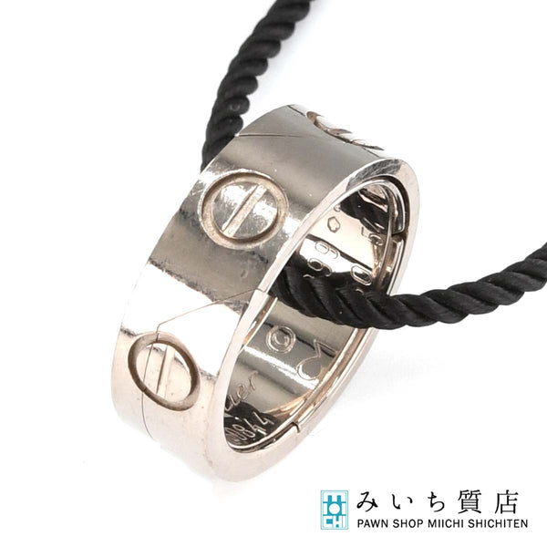 Cartier カルティエ リング ネックレス アストロラブ 14号 54 750 ホワイトゴールド 約14.8g アクセサリー H7020
