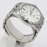 腕時計 稼働 SEIKO セイコー GS グランドセイコー 9F62-0aa0 クォーツ シルバー色文字盤 箱 修理証明書 H21708