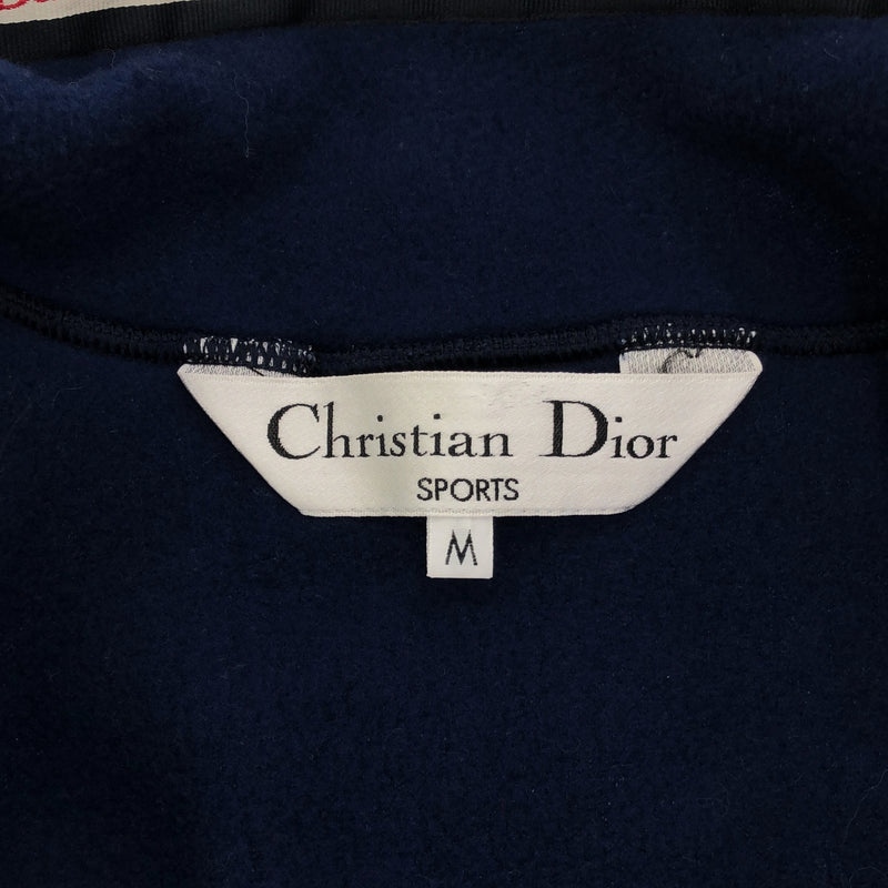 Christian Dior クリスチャンディオール スポーツ フリース ジャケット M ネイビー ジップ 衣類 服 防寒 M3632