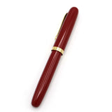 未使用 WARRANTED ワランテッド 万年筆 酒井栄助 14K レッド 文房具 筆記用具 木箱 yo747