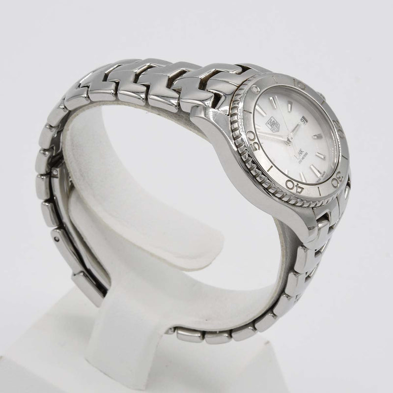 腕時計 稼働 TAG HEUER タグホイヤー WJ1313-0 クォーツ シェル文字盤 2025.10電池交換済 M4252