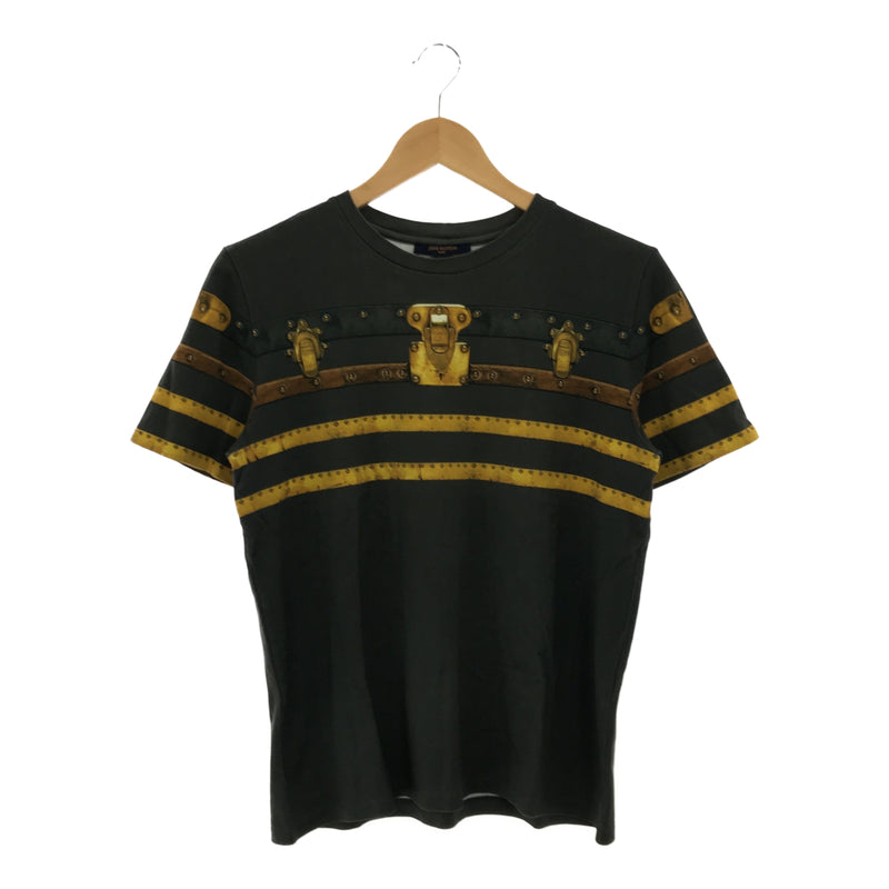 ルイヴィトン LOUIS VUITTON Tシャツ M サイズ CA36929 グレー系 トランク柄 トップス コットン LV H4022