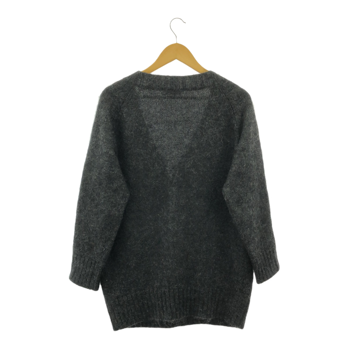 PRADA / カーディガン(厚手)/38/ウール/PUP/総柄/AMAS 2017 783 PRADA プラダ モヘアカーディガン Vネック ウール混 サイズ38