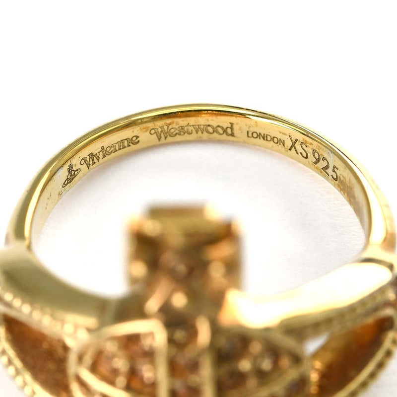 希少旧型 Vivienne Westwood ヴィヴィアン ウェストウッド ミニオーブ リング XS 10.5号 指輪 925 4.4ｇ ok1071
