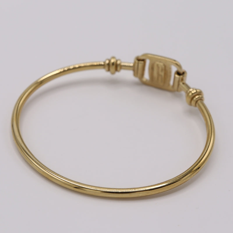 Salvatore Ferragamo サルヴァトーレフェラガモ バングル ブレス ゴールドカラー アクセサリー レディース 箱有 H6788