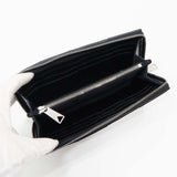 BOTTEGA VENETA ボッテガヴェネタ 長財布 カセット マキシイントレチャート ラウンドジップ ブラック 袋あり 23k418-11