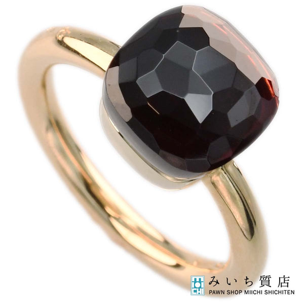 仕上済 Pomellato ポメラート リング ヌード クラッシック 約7.5号 750 8.1g 赤茶系 アクセサリー H12571