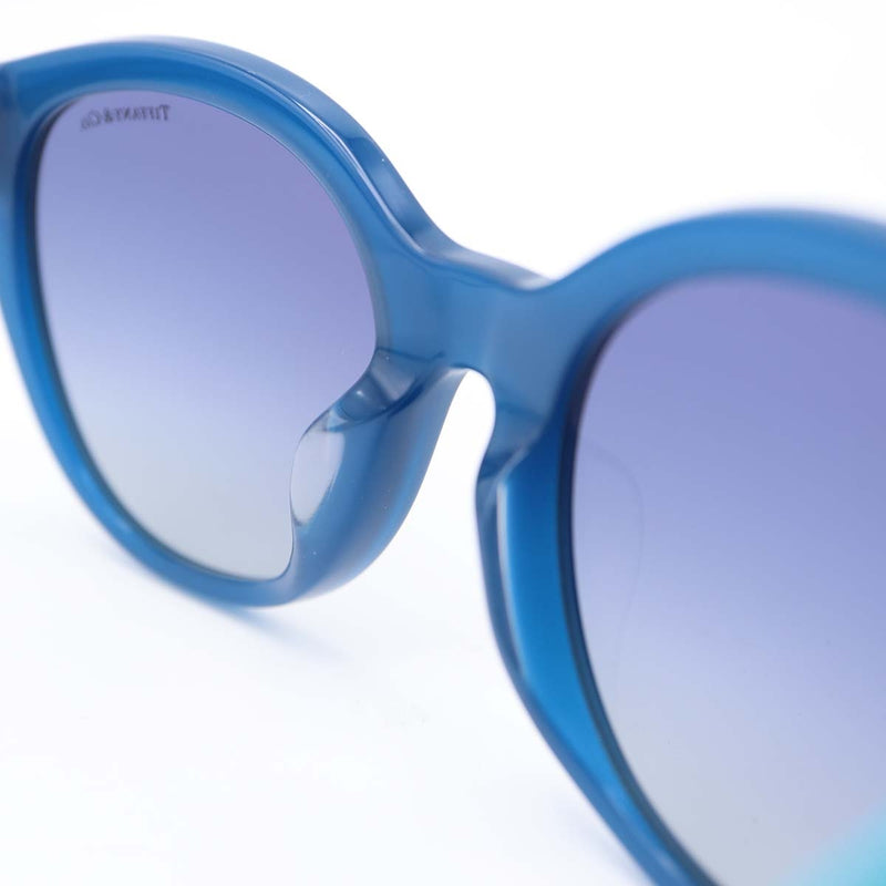 TIFFANY&Co. ティファニー サングラス TF4164-F 8295/4L レディース パイロット コレクション 2019 ブルー系 ケース有り H5265