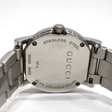 稼働 腕時計 GUCCI グッチ Gラウンド ダイヤベゼル 101L クォーツ シェル文字盤 レディース H20070