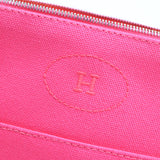HERMES エルメス ボリードポーチ MM 化粧ポーチ 小物入れ ハイビスカス ピンク M4430