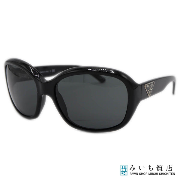 PRADA プラダ サングラス SPR10M 59□16 1AB-1A1 130 眼鏡 メガネ 度なし ブラック ケース有 H19888