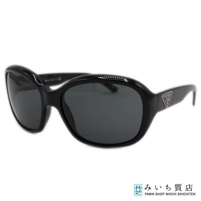 PRADA プラダ サングラス SPR10M 59□16 1AB-1A1 130 眼鏡 メガネ 度なし ブラック ケース有 H19888