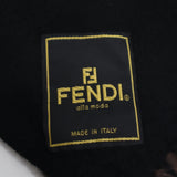 FENDI フェンディ マフラー ファーストール ポンポン カシミア100 ブラック レディース H19883