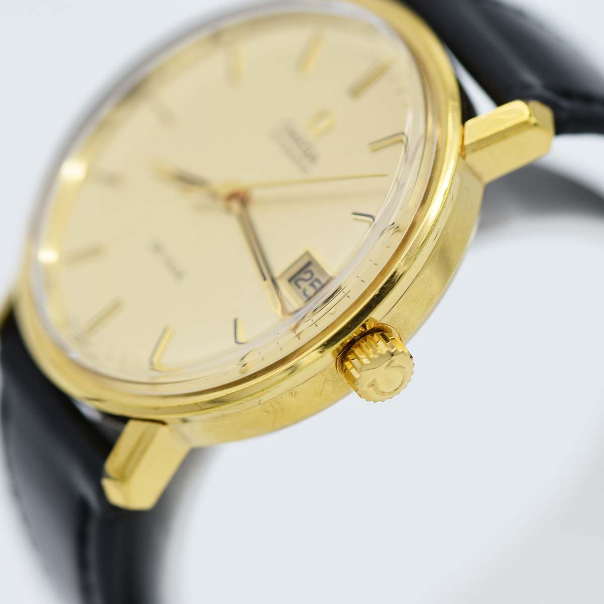 時計 稼働 OMEGA オメガ デビル 166.0086 自動巻き デイト AT DE