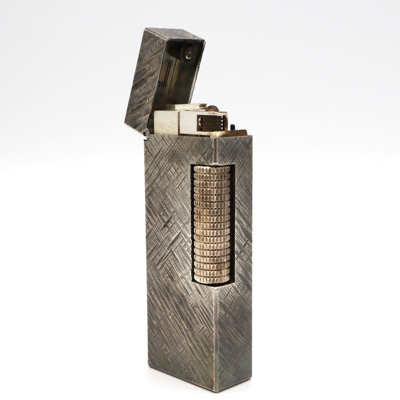 着火未確認 dunhill ダンヒル ライター ローラー式 シルバー 喫煙具 箱 ビンテージ コレクション M1845