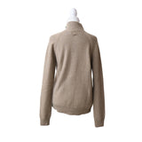 未使用 BOTTEGA VENETA ボッテガ セーター EPBV101546A XS ベージュ グリーン EPBV101546A ウール100％ 25k943-7