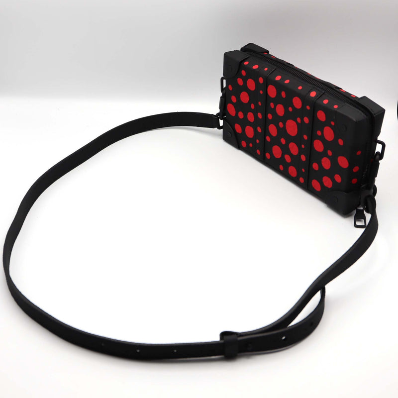 LOUIS VUITTON LV×YK ソフトトランク･ウォレット M81905 モノグラム・トリヨン 草間彌生 ブラック 23k188-2
