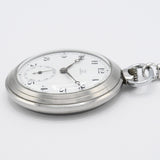 稼働 腕時計 OMEGA オメガ 懐中時計 100.426 スモセコ 手巻き 白色文字盤 ケース付き H20515