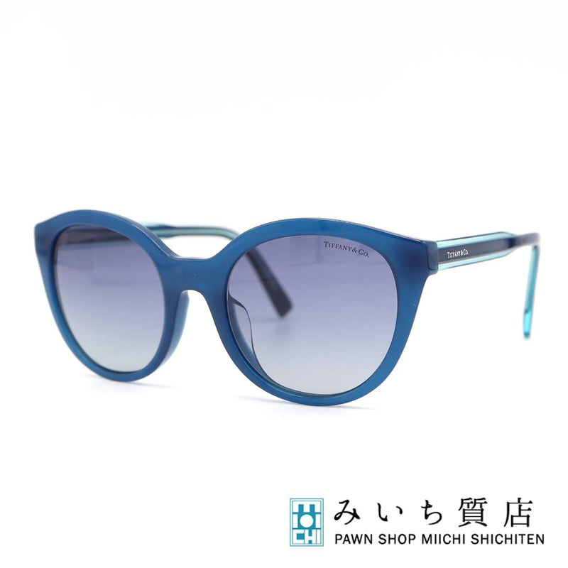 TIFFANY&Co. ティファニー サングラス TF4164-F 8295/4L レディース パイロット コレクション 2019 ブルー系 ケース有り H5265