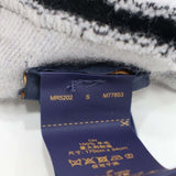 LOUIS VUITTON LV ルイヴィトン マフラー M77853 モノグラム ブラック 服飾小物 箱有 H21780