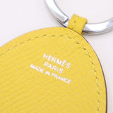 美品 HERMES エルメス キーリング タコ K刻印 ジョーヌナプル キーホルダー アクセサリー 箱有 H18685
