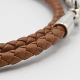 HERMES エルメス ルリ ドゥブルトゥール ブレスレット レザー ブラウン アクセサリー 袋箱 J165