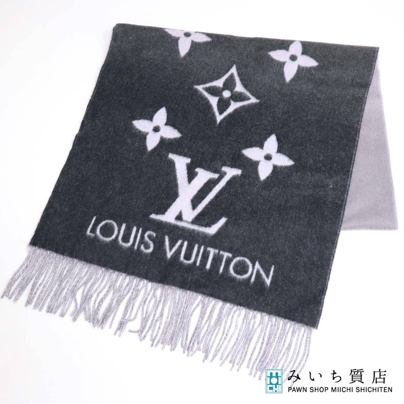 LOUIS VUITTON ルイヴィトン マフラー  M71040 エシャルプ レイキャビック カシミヤ100％ 25k111-1