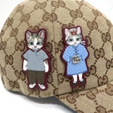 GUCCI グッチ ヒグチユウコ コラボ BO BORIS ボー ボリス 847862 猫  Mサイズ 帽子 キャップ 袋 26k1035-6