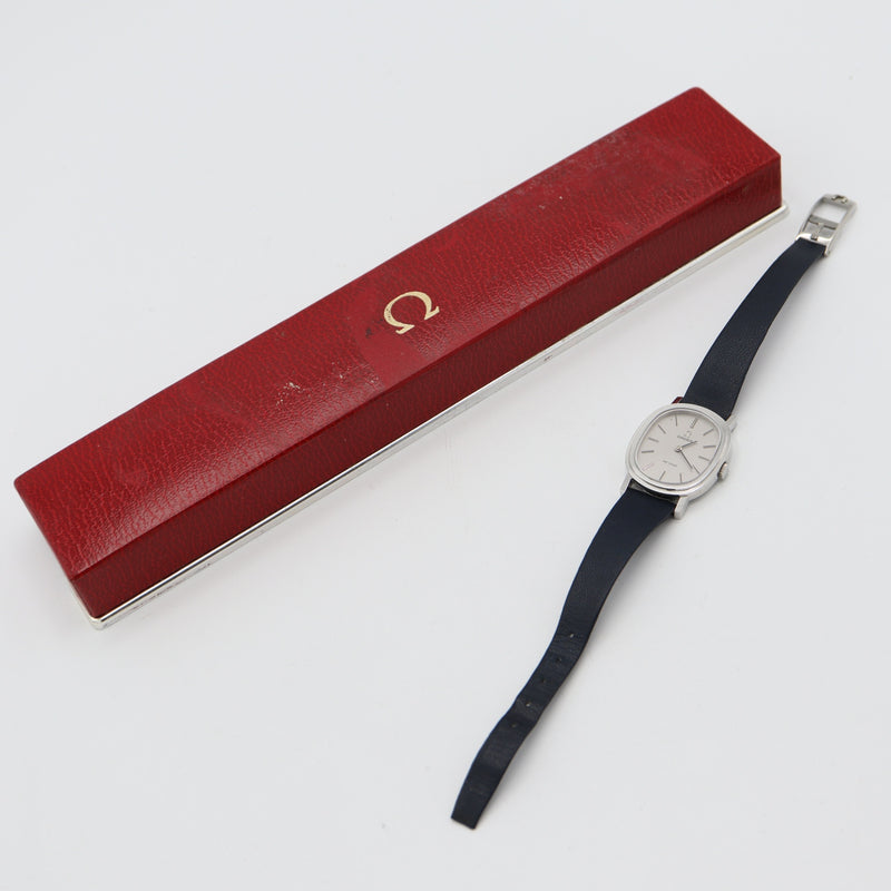 稼働 腕時計 OMEGA オメガ DE VILLE デビル 511.0473 cal.625 手巻き シルバー色文字盤 レディース ケース有 H6760