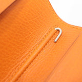 HERMES エルメス 手帳カバー アジャンダカバー ヴィジョン ⬜︎K刻印 オレンジ H24837