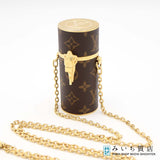 LOUIS VUITTON ルイヴィトン LV リップスティックケース モノグラム MP2406 ペンダント チェーン 19K362-250