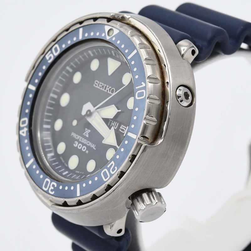 稼働 腕時計 SEIKO セイコー SBBN043 7C46-0AN0 プロスペックス マリーンマスター クォーツ 青系文字盤 箱・保証書有 H19366
