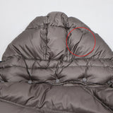 MONCLER モンクレール ROMARIN ロゴワッペン付フーデッドダウンコート 120934936505 53048 サイズ2 ブラウン系 H21141