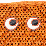 ANYA HINDMARCH アニヤハインドマーチ ショルダーバッグ Cross Body Raffia Eyes アイズ ラフィア オレンジ mo443