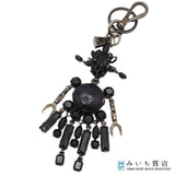 PRADA プラダ チャーム クロコ ロボット 人形 バッグチャーム ブラック 袋 J839