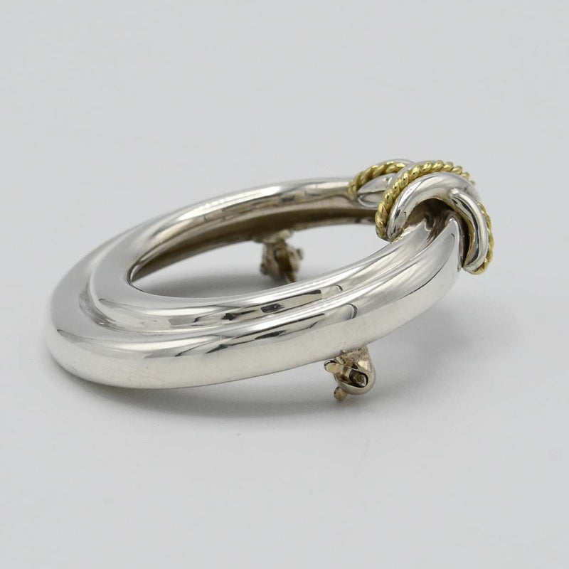 TIFFANY＆Co. ティファニー シグネチャー ブローチ シルバー  925 コンビ 約9.4g アクセサリー レディース H6881-1