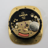 腕時計 稼働 OMEGA オメガ 191.0168 1365 クォーツ ゴールド色文字盤 ネーム刻印あり 22026.7電池済 J414
