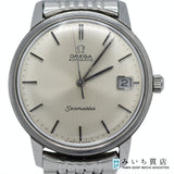 稼働 腕時計 OMEGA オメガ Seamaster シーマスター cal.565 166.037 デイト 自動巻き シルバー色文字盤 21k575-1