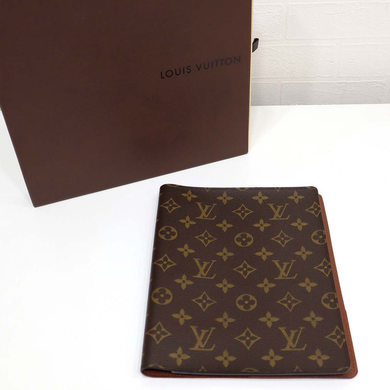 美品 LV ルイヴィトン ノートカバー アジェンダ ビューロー R20100 モノグラム LOUIS VUITTON H2480