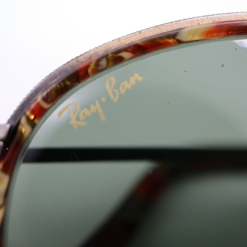 レイバン Ray Ban サングラス w1677 USA ラウンド 度なし ヴィンテージ OLD RAY BAN マーブル模様 M3416