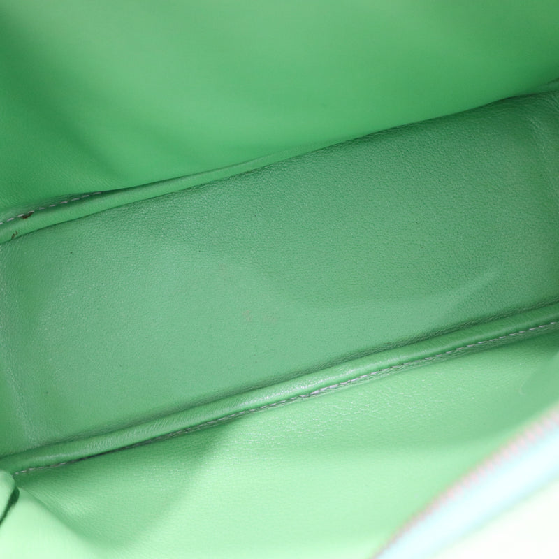 HERMES エルメス ミニプリュム プリュム20 ハンドバッグ ◯W刻印 1993年製 グリーン H20488