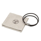 HERMES エルメス ブレスレット トゥルニス グレー シルバーカラー アクセサリー 袋有 M4012
