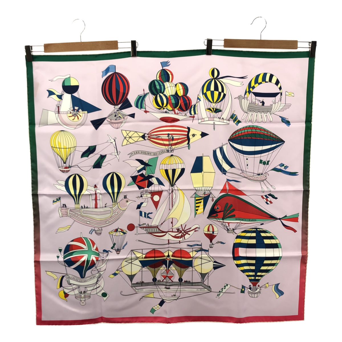 エルメス HERMES カレ90 スカーフ LES FOLIES DU CIEL 空の狂気 ダブル