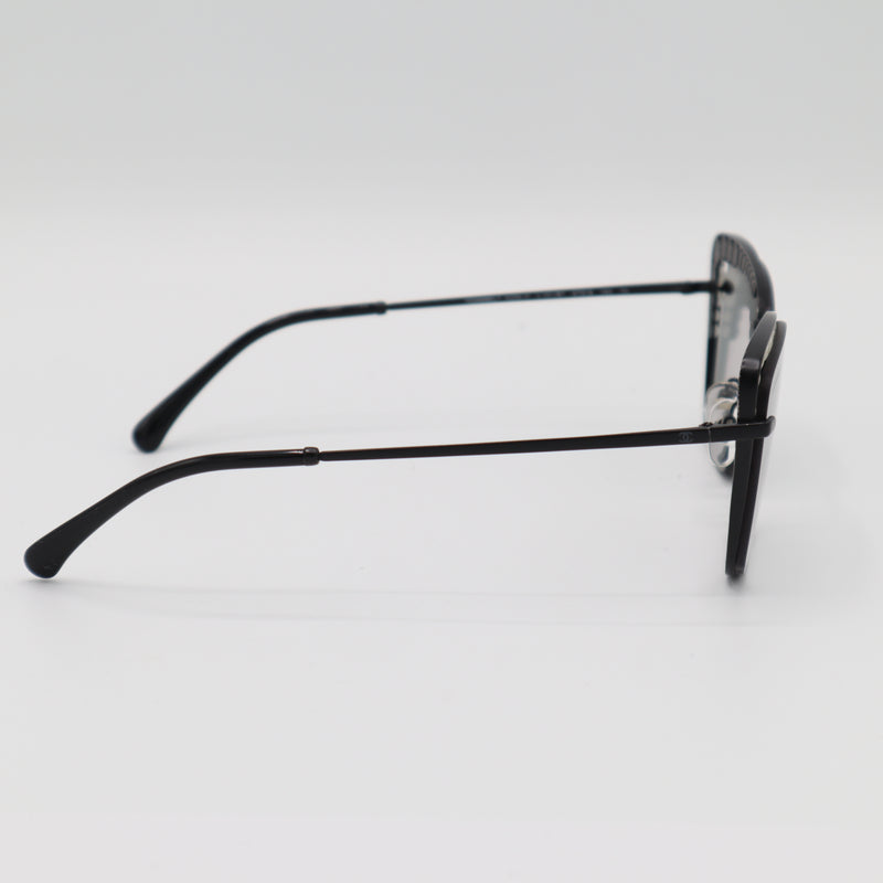 CHANEL シャネル フェイクパール サングラス 4235-H c.101/87 スクエア 度なし ケース有 25k639-1