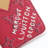 LOUIS VUITTON ルイヴィトン M26944 ポルトカルト マグネット モノグラムヘリテージ カードケース BC4235 レッド系 箱袋 H25458