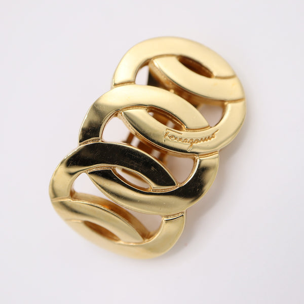 Salvatore Ferragamo サルヴァトーレフェラガモ イヤリング ゴールドカラー アクセサリー レディース H6008