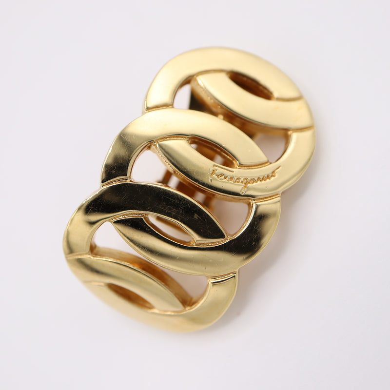 Salvatore Ferragamo サルヴァトーレフェラガモ イヤリング ゴールドカラー アクセサリー レディース H6008