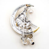 MIKIMOTO ミキモト ブローチ ピエロ S刻印 シルバー ゴールドカラー アクセサリー H1368