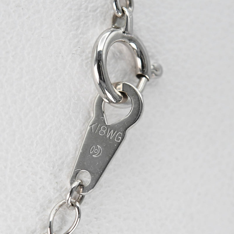 仕上済 TASAKI タサキ ネックレス パール ダイヤ K18WG D0.06 ホワイトゴールド 約2.7g ジュエリー 箱有 H6944