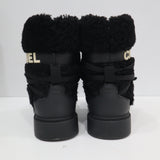 CHANEL シャネル ブーツ G35342 ムートンスノーブーツ 36 ブラック 箱 26k894-12